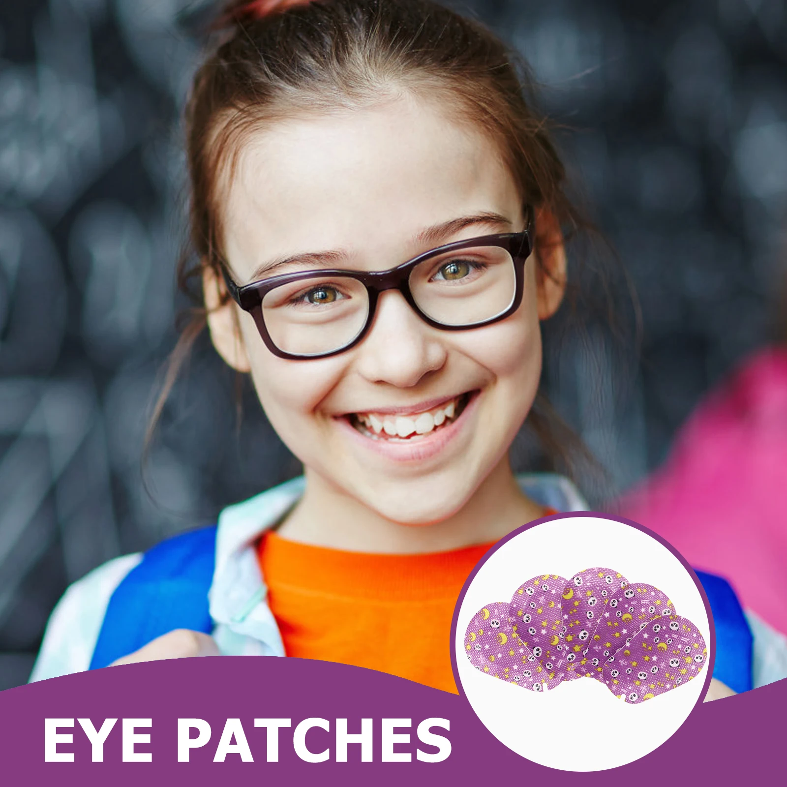 

20pcs Kids Cartoon Eye Patches Adhesive Amblyopia Masks Soft Breathable Reusable Blindfold Strabismus Glasses Patch Lightweight