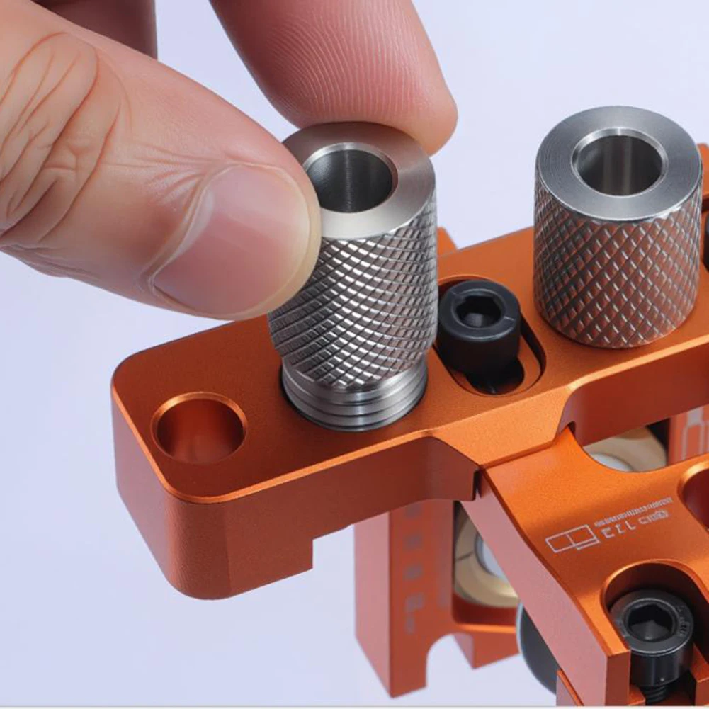 

7Pcs 4-10mm Drill Sleeve Bushing For Dowelling Jig Wood Drilling Guide Locator Woodworking Aluminum Alloy Hole Puncher Parts ﻿