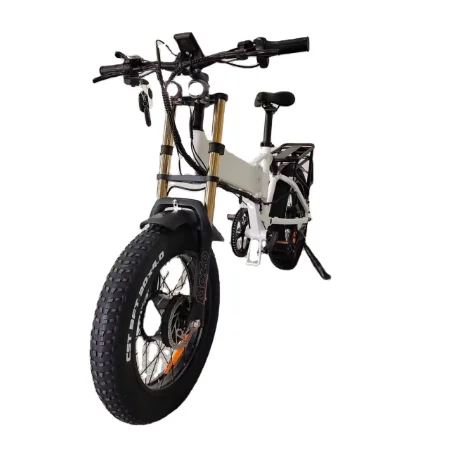 *forDual Motor 2000W  Battery 52V 21Ah Full Suspension Hydraulic Brake  Fat Tire Aluminum Alloy Off Road Folding Electric Bike