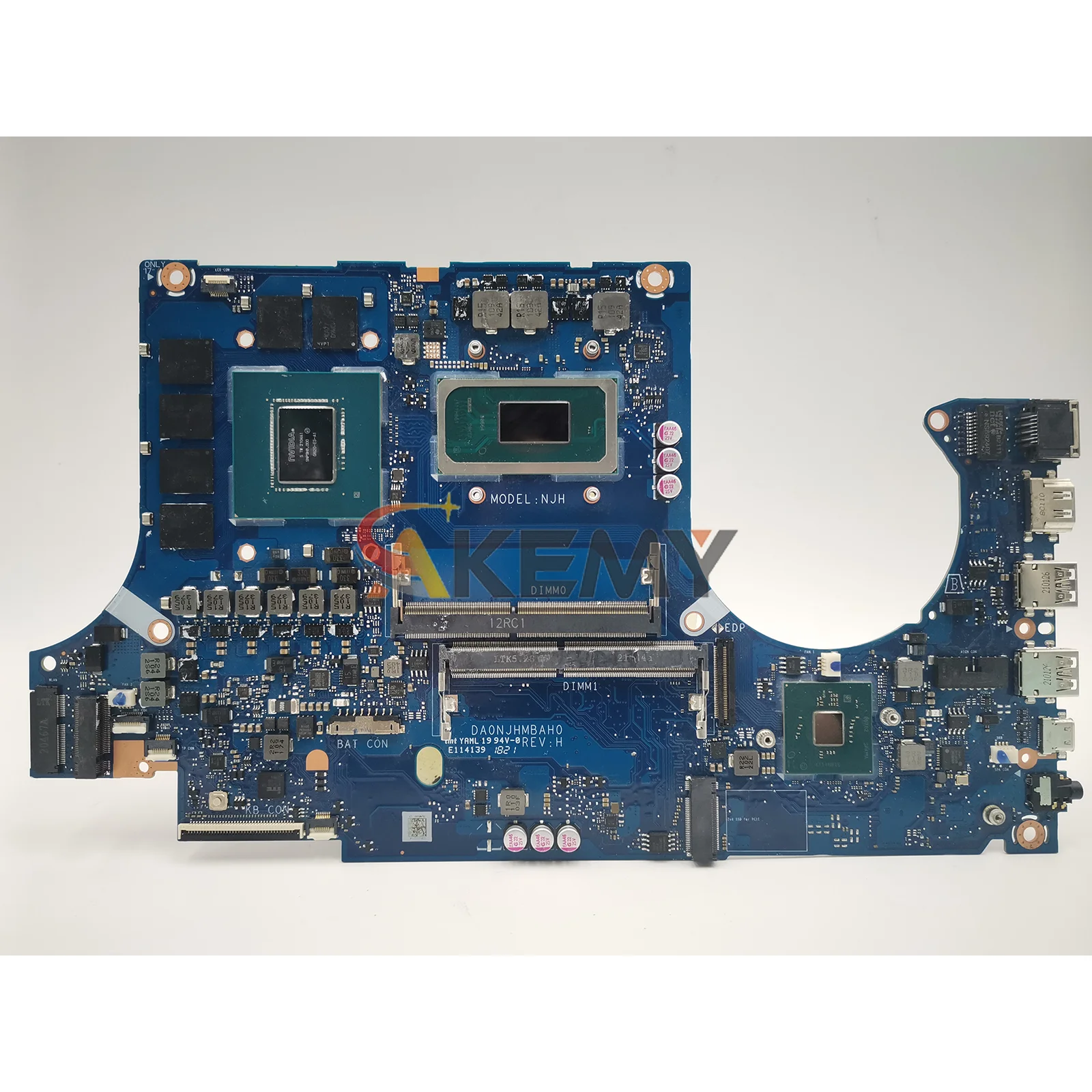 ASUS TUF 게이밍 FX506H FX506HR FX506HM 메인보드용 DA0NJHMBAH0 노트북 메인보드 (11세대 i5 i7 i9 탑재) 100% 테스트 완료, 빠른 배송