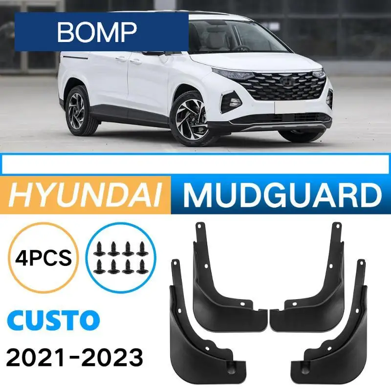 

Fit For 4PCS Hyundai Custo 2021-2023 Mudguards Mudflaps Fender Mud Flap Splash Guards Accessories