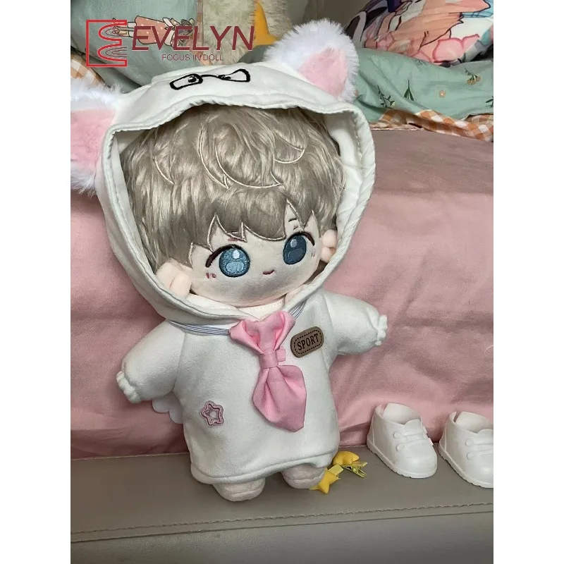 

Evelyn (кукла) 20 см, хлопковая кукла с капюшоном, одежда, мультистиль, повседневная одежда, мини-одежда, аксессуары, любовь и глубокий космос