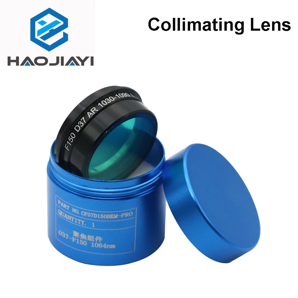 

HAOJIAYI Laser Collimating Focusing Lens Dia.37mm with Lens Holder for Precitec Fiber Laser Cutting Head Lens Collimator