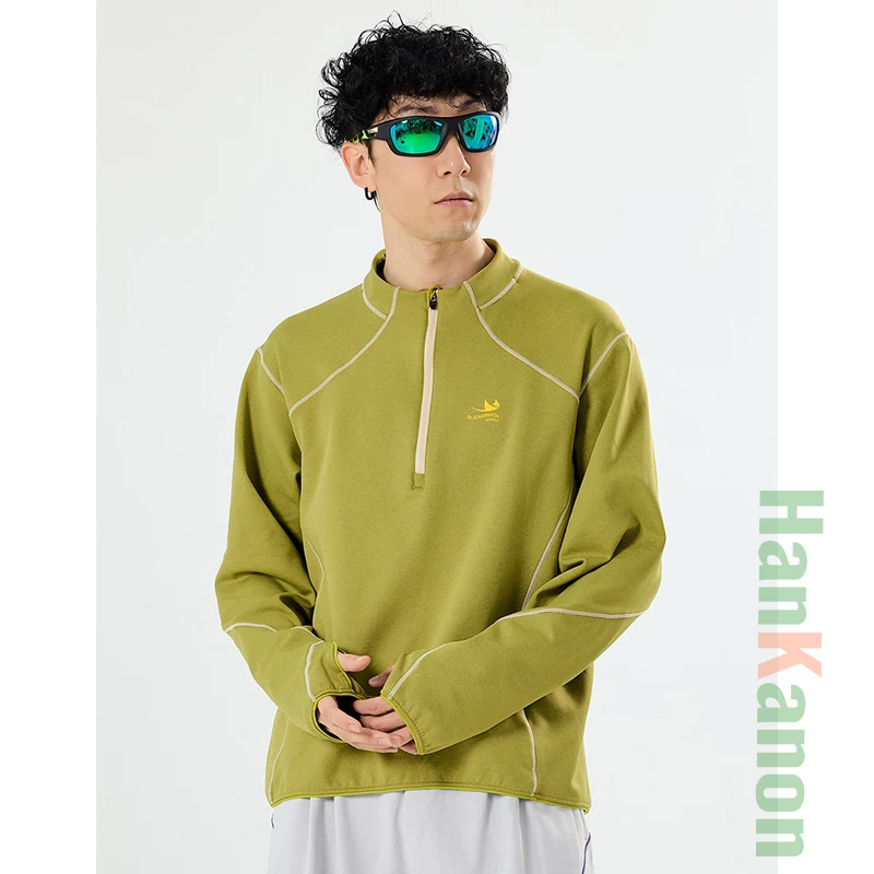 Retro Lightweight Quick-Dry Long-Sleeve Outdoor Top for Couples: Ideal for Running & Cycling