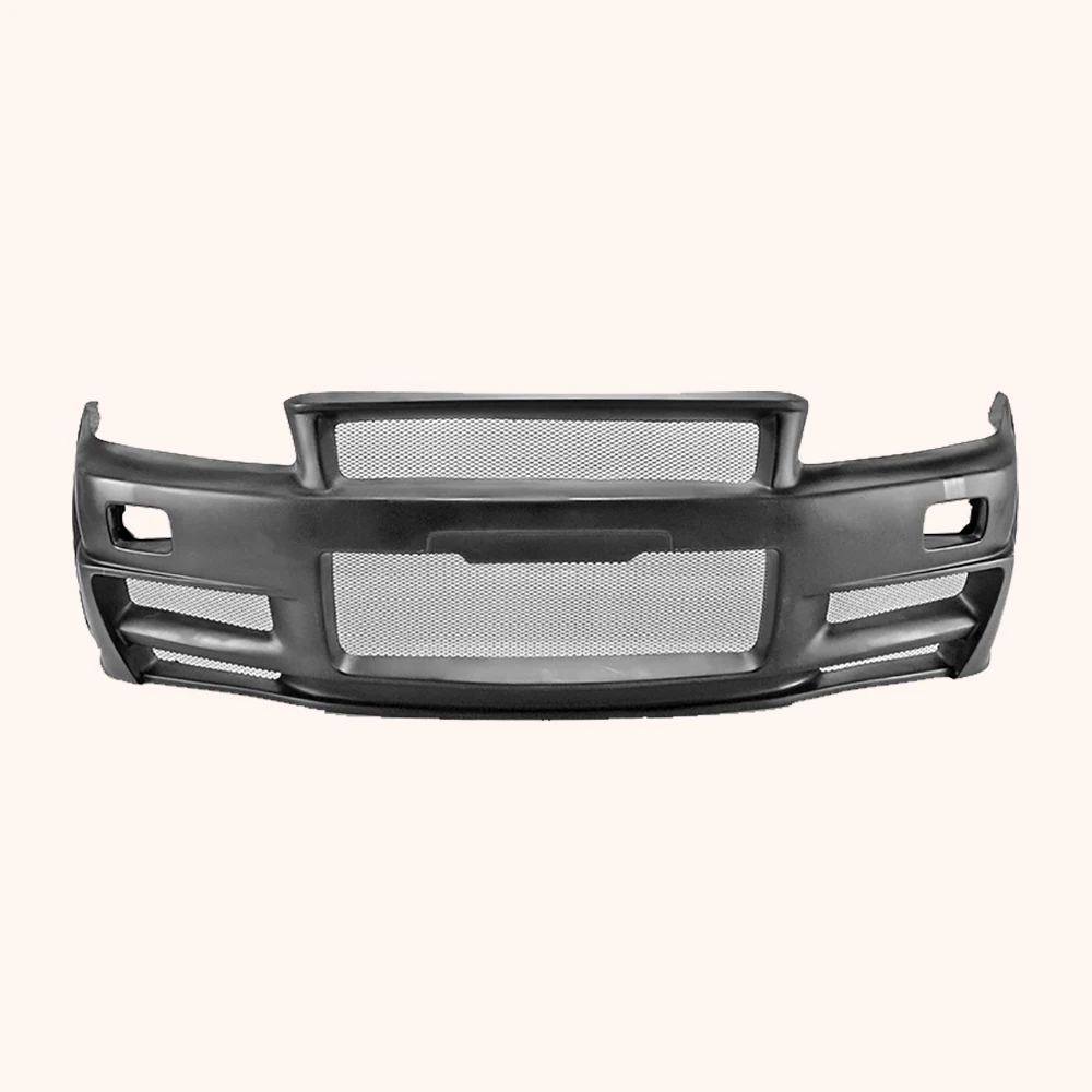 For Nissan Skyline Fiber Glass Skyline R34 GTT ZT Type Front Bumper