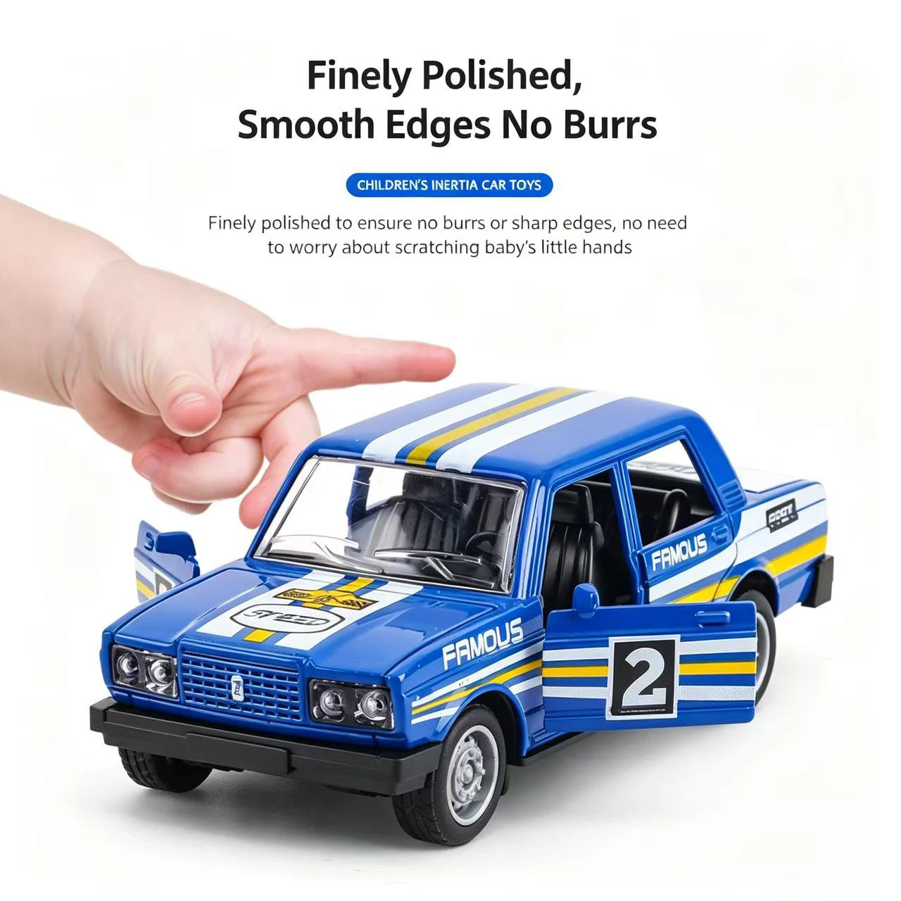 1:32 Scale Cast Simulation Alloy Toy Car Door Can Be Opened Pullback Drive Collectible Model Vehicle Toy for Kids view 6