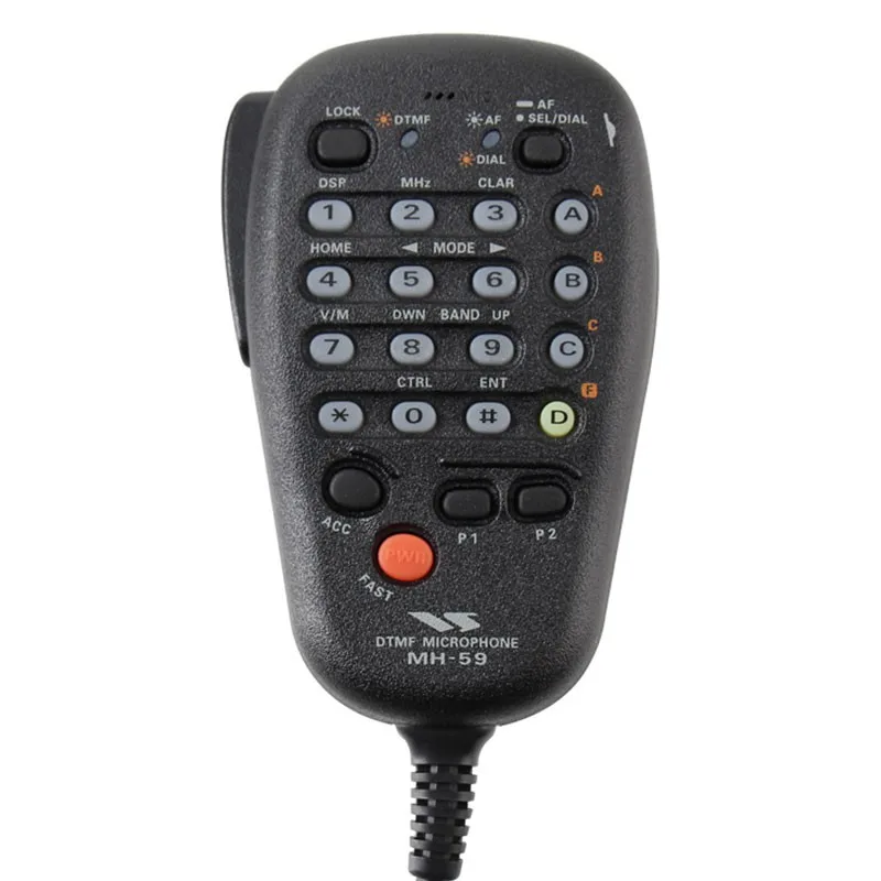 Walkie Talkie Mic MH-59A8J DTMF Radio Microphone Portable Handheld Mic for YAESU FT-857D/FT-897D Radio