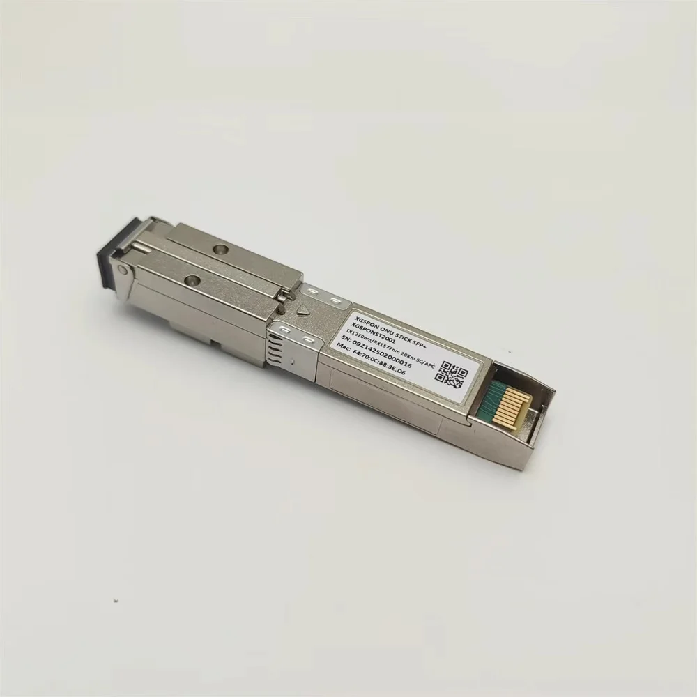 10G+ 1270/1577nm  20KM DOM SMF XGSPON ONT SC/APC XGSPON SSH STICK ONU SFP+ Transceiver XGPON Stick  8311 Web IP MAC SN