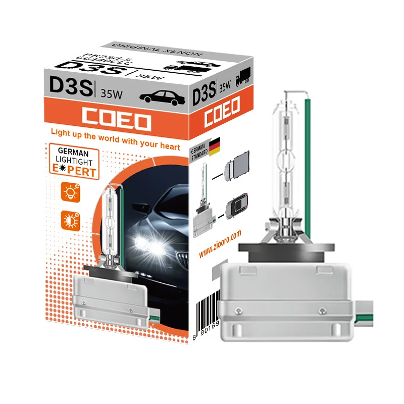 D1S D2S D3S D4S COEO Xenon 66140 66240 66340 66440 CLC HID Original Car Xenon Headlight 4200K Standard White Light, 1x