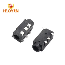 【20-5PCS】3.5MM Headphone Jack PJ-320D Audio Jack 4 Pin SMD SMT MP3 Accessories PJ320D