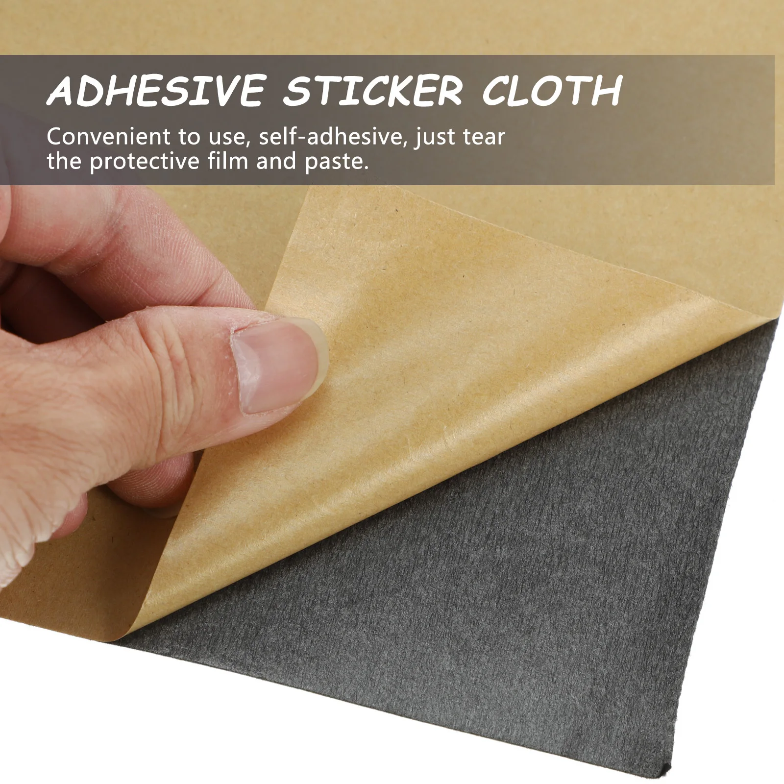 

Self Adhesive Jewelry Box Liner Fabric Black Flocking Cloth Sticky Sheets For Diy Craft Display Pad Counter Furniture Protector