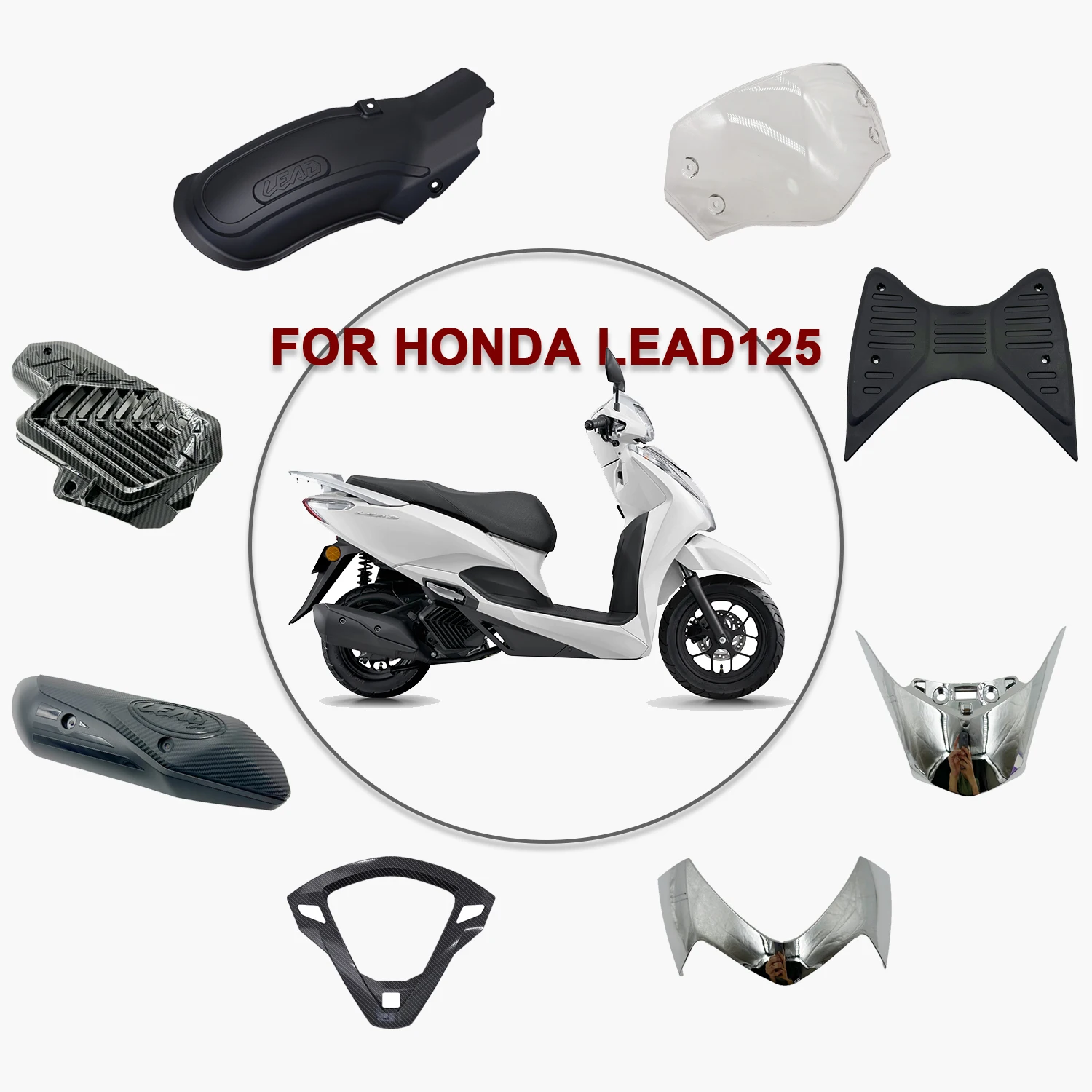 For HONDA lead125 Accessories lead 125 2024 2023 Motorcycle Accessories Honda decoration