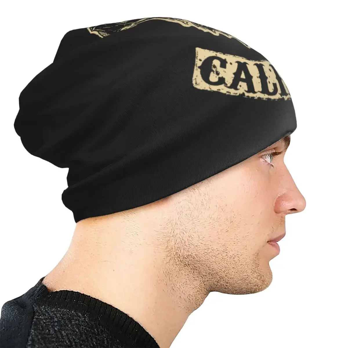 الرجعية الجمجمة بونيه أوم الخريف الربيع رقيقة Skullies Beanies أبناء الفوضى التلفزيون قبعات للرجال النساء القبعات الإبداعية