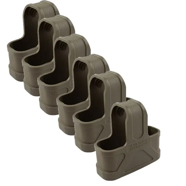 Funda de goma de 6 piezas para la mayoría de pistolas M4 5,56 Mag, funda protectora, funda para pistola táctica de caza