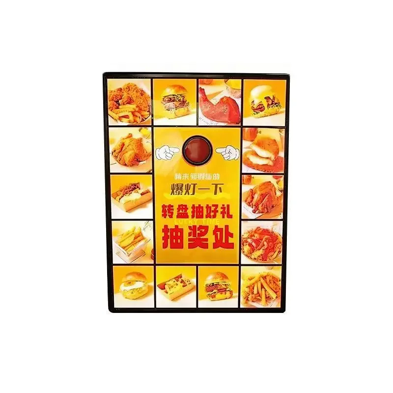 Built-in sound effect, KTV dining interactive light box, LED illuminated billboard