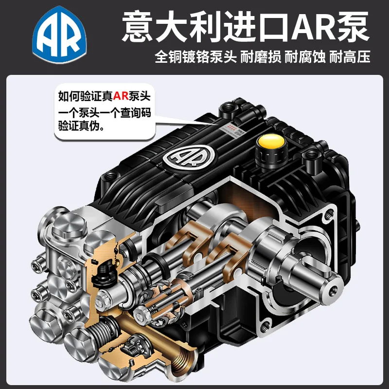 High Power Commercial High Pressure Washer, Industrial Cleaner, Sandblasting Rust Remover for Farm Car Wash