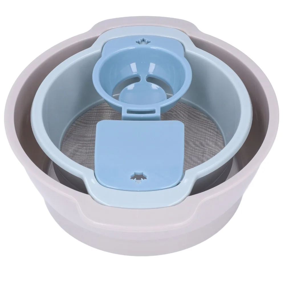4pcs Portable PP Pollen Sieve Set Lightweight Harvest Bin Included Flour Sifter Set Round Handle Mesh Trimming Tray Home Kitchen