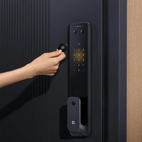 New Xiaomi Smart Door Lock 2 Cat Eye Visual Screen Fingerprint Bluetooth NFC Unlock For MiHome Push-pull Lock With Camera