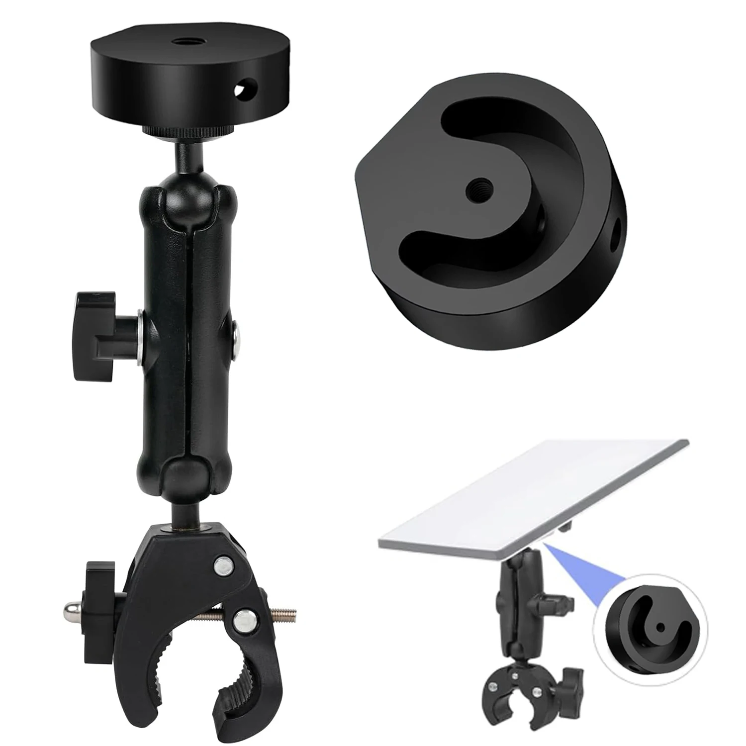 Starlink Bracket Adjustable 360° Rotation Grip Bracket for Starlink Mini Accessory Windproof Outdoor Satellite Antenna Bracket