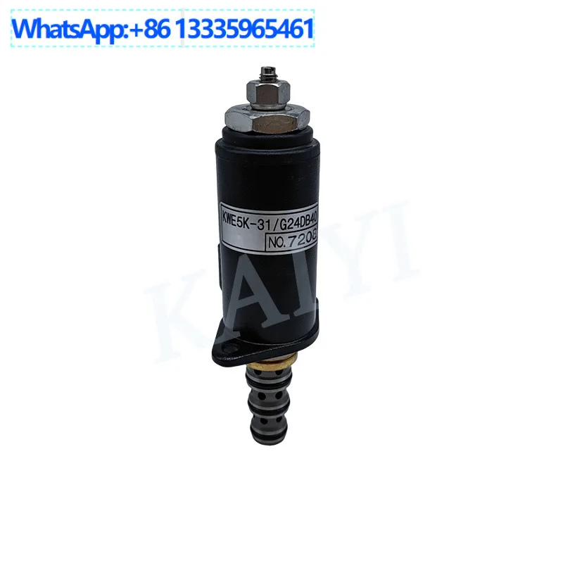 

For Kobelco SK200-6/200-5/200 -3 walking fast and slow gear solenoid valve KWE5K-31/G24DA40
