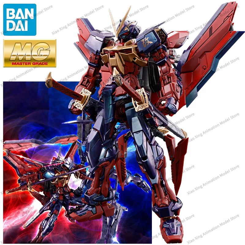 BANDAI PB Limited MG 1/100 Gundam Astray Red Frame Kai [CROSS CONTRASTCOLORS / Polarized Forming Color] Anime Action Figures Toy