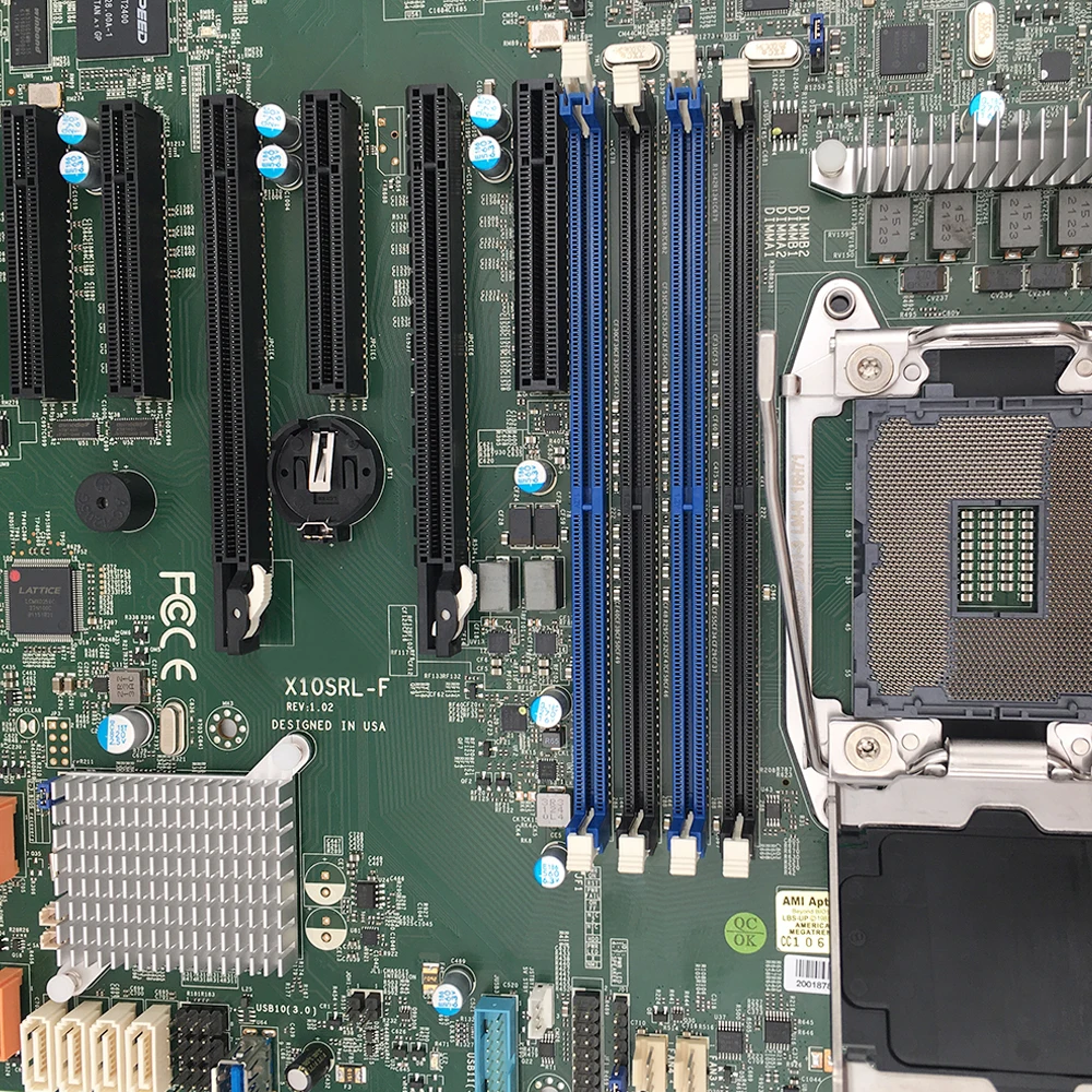 For Supermicro Industrial Package Motherboard LGA2011 E5-1600/2600 V3/V4 Family DDR4 ECC 7 PCI-E Slots X10SRL-F