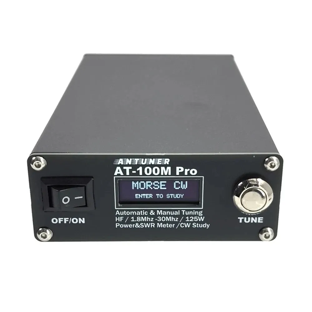 AT-100M Pro 100 Вт 1.8 МГц-30 МГц ATU-100 ATU-100M для QRP антеннотюнера, измерителя мощности для КВ-радио, 1 шт.