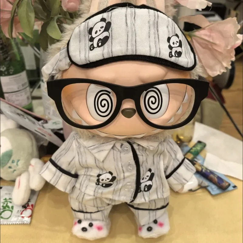 

В наличии: Одежда для кукол 38 см – пижама-панда для Labubu Zimomo, милый наряд в виде животного, креативный модный костюм, кавайные аксессуары для кукол (кукла в комплект не входит)