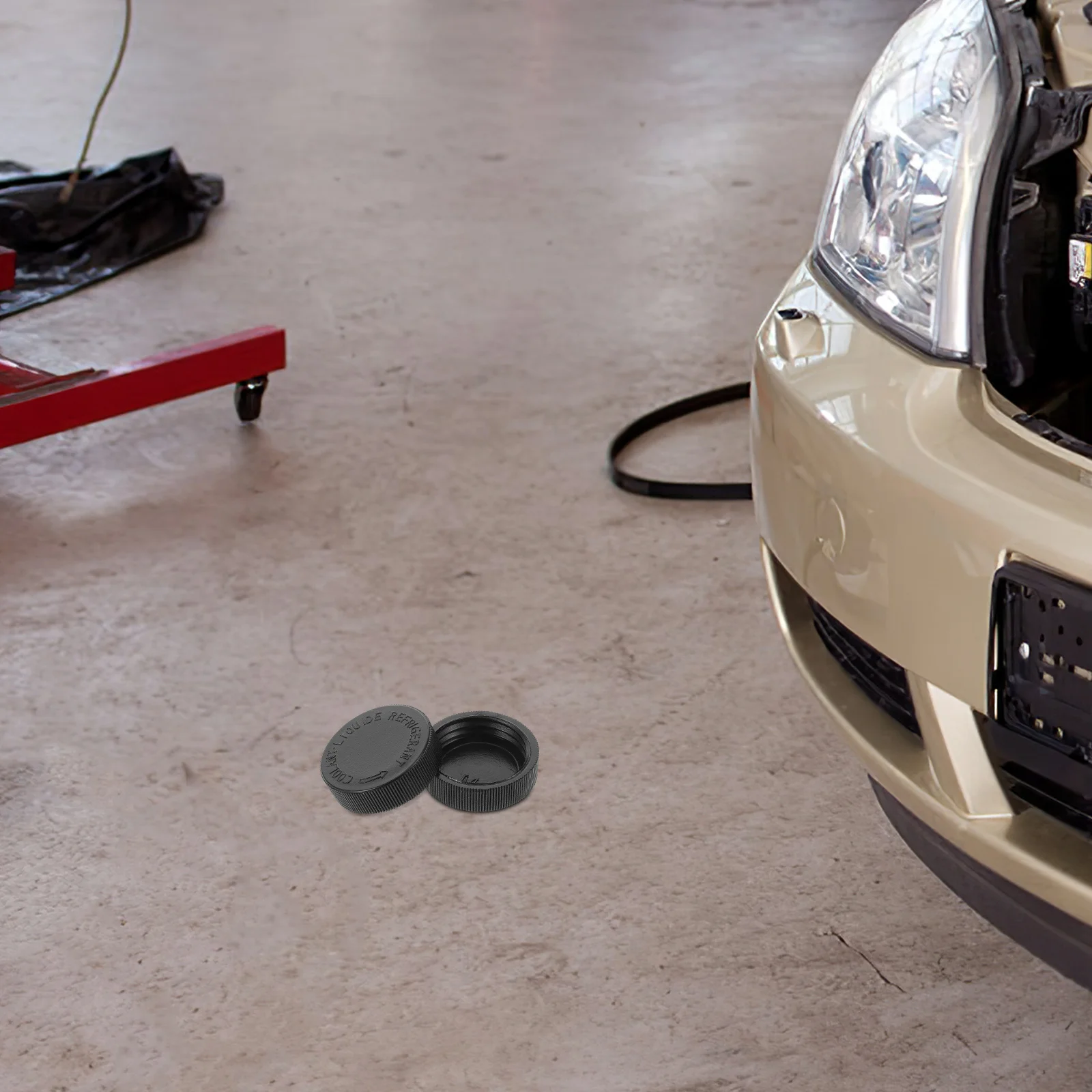 

2Pcs Engine Radiator Reservoir Caps Leak Proof Durable Coolant Tank Cover Easy Installation Radiator Reservoir Cap