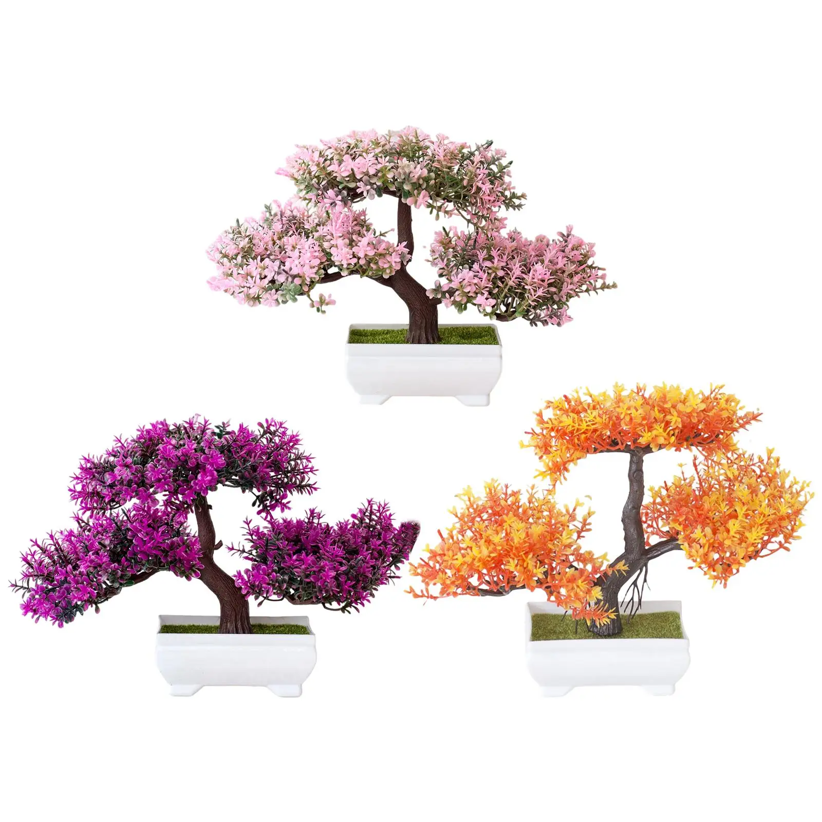 Artificial Bonsai Tree Real Japanese Artificial Plants Bonsai Tree for Desktop