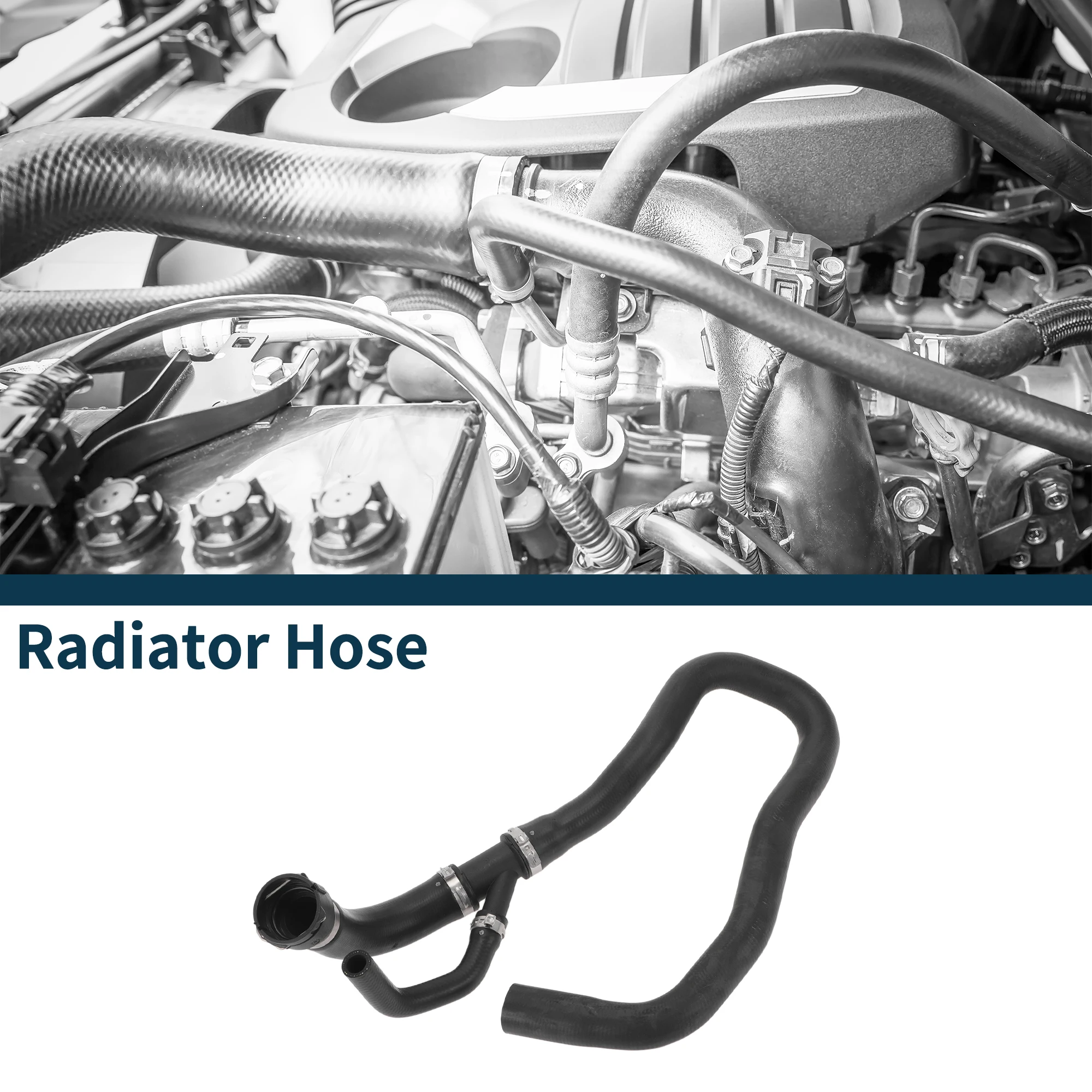 

UXCELL Шланг радиатора Шланг нагревателя No 32249285 для Volvo XC60 2009-2012, черная резина, 1 шт., нижняя водопроводная труба, хорошая герметизация