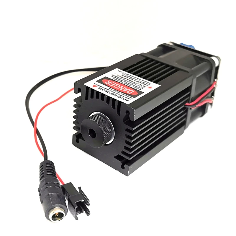 Focusable 445nm 450nm 1.6W/2.5W/5W/7W/10W/15W/20W Engraving Blue Laser Module PWM CNC DC12V