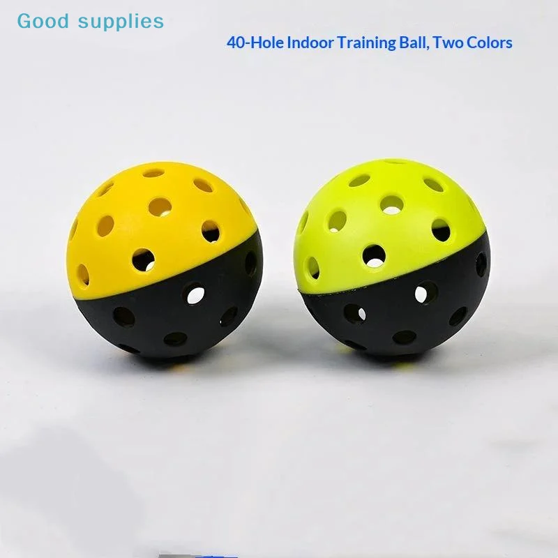 nimbleIndoor Pickleball Balls Paddle Ball 74mm Pickleball Sport Training Practice Plastic Pickleball Hollow Ballsobject