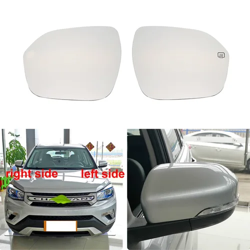 Espejos de coche para Changan CS75, accesorios para coche, espejos retrovisores laterales exteriores, lente de puerta, espejo retrovisor, lentes de cristal