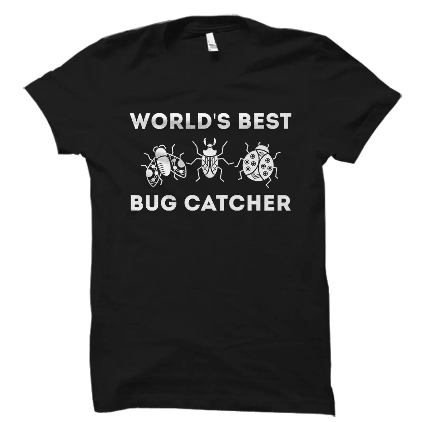 World's Best Bug Catcher EntomologisT T Shirt Funny Insect for Collector  vintage Washed designer clothes graphic Stretched