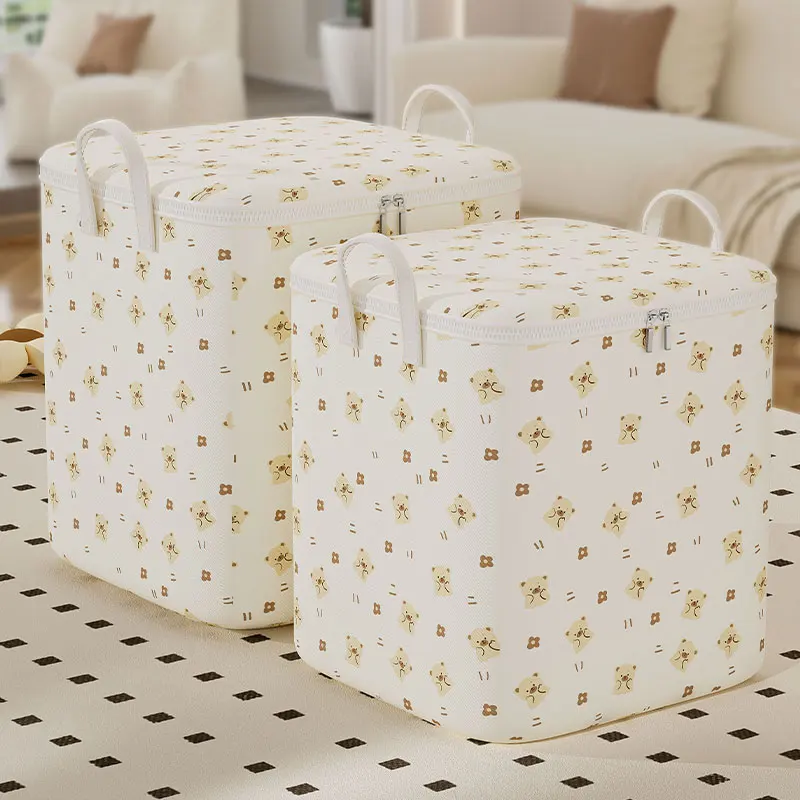 

Большой контейнер для хранения одежды, органайзер для домашнего гардероба, влагостойкая сумка для переезда и хранения одежды и одеял