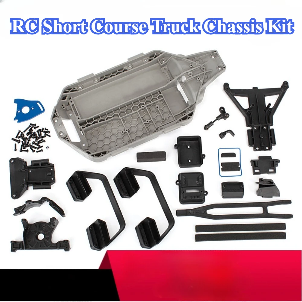 RC Short Course Truck Chassis Kit custom size 1/10 Low CG Chassis Set For Traxxas Slash 4X4 7421 Off Road Truck Replacement Part