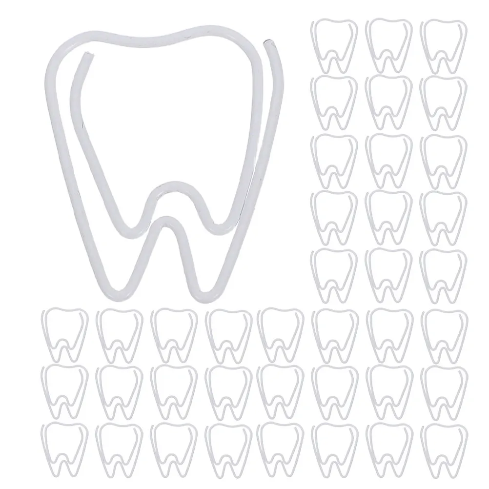 

Набор из 150 мини-зажимов для бумаги в форме зубов, металлические, милые, для офиса, для организации файлов, заметок, скрапбукинга, маркеры страниц, зажимы