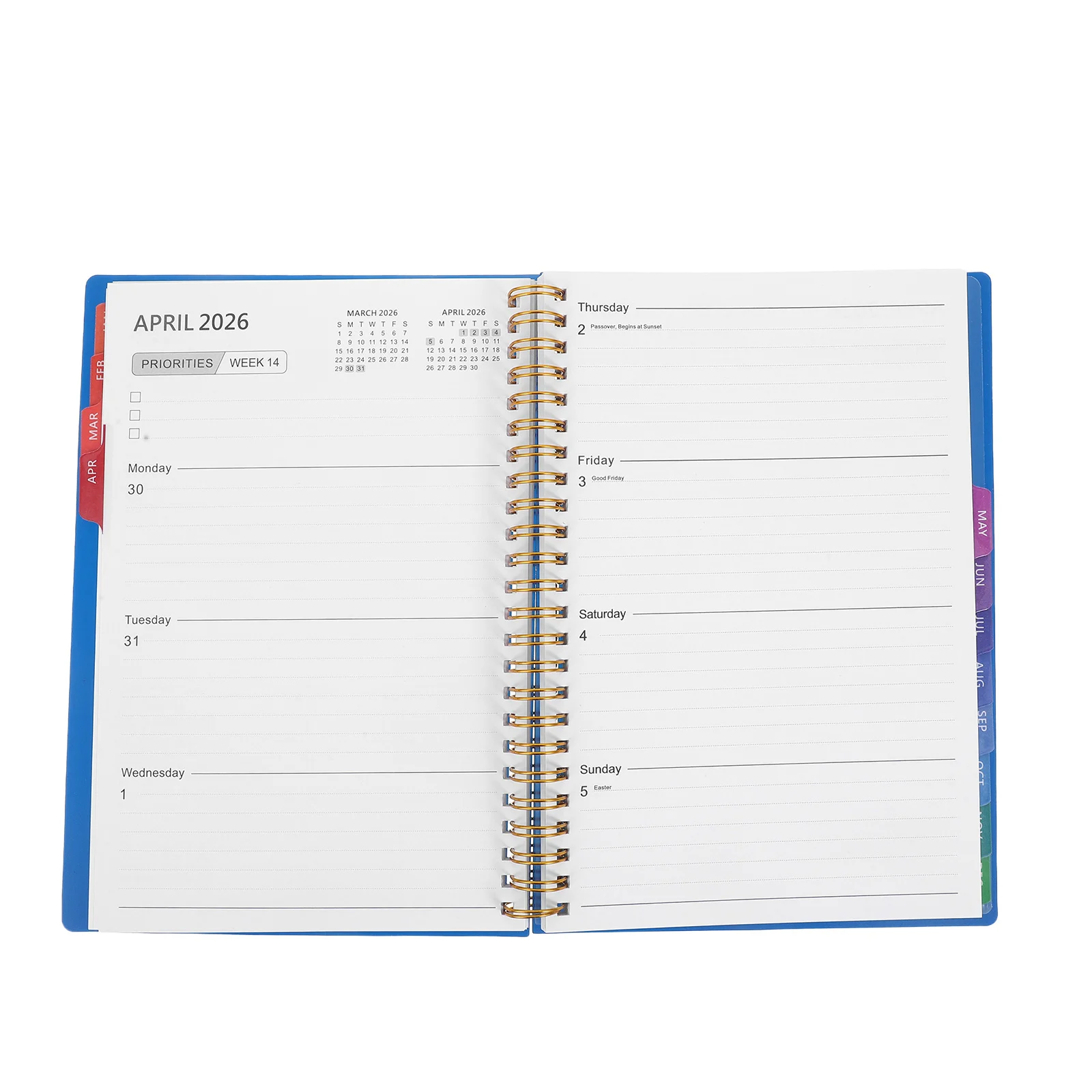 2026 Weekly Monthly Daily Planner Notebook A5 Calendar Organizer For Home Office School Personal Agenda Journal – Planner 2026