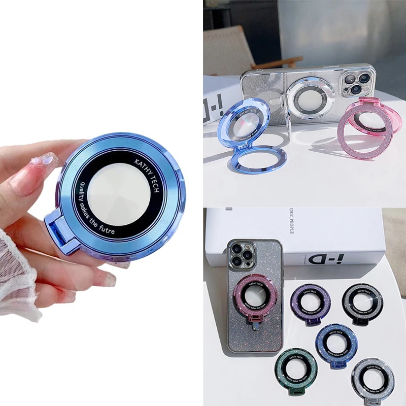 Чехол-подставка с магнитным кольцом Magsafe для IPhone 15 Pro Max 14 13 12 S24 S23 Ultra, чехол-держатель для телефона, аксессуары