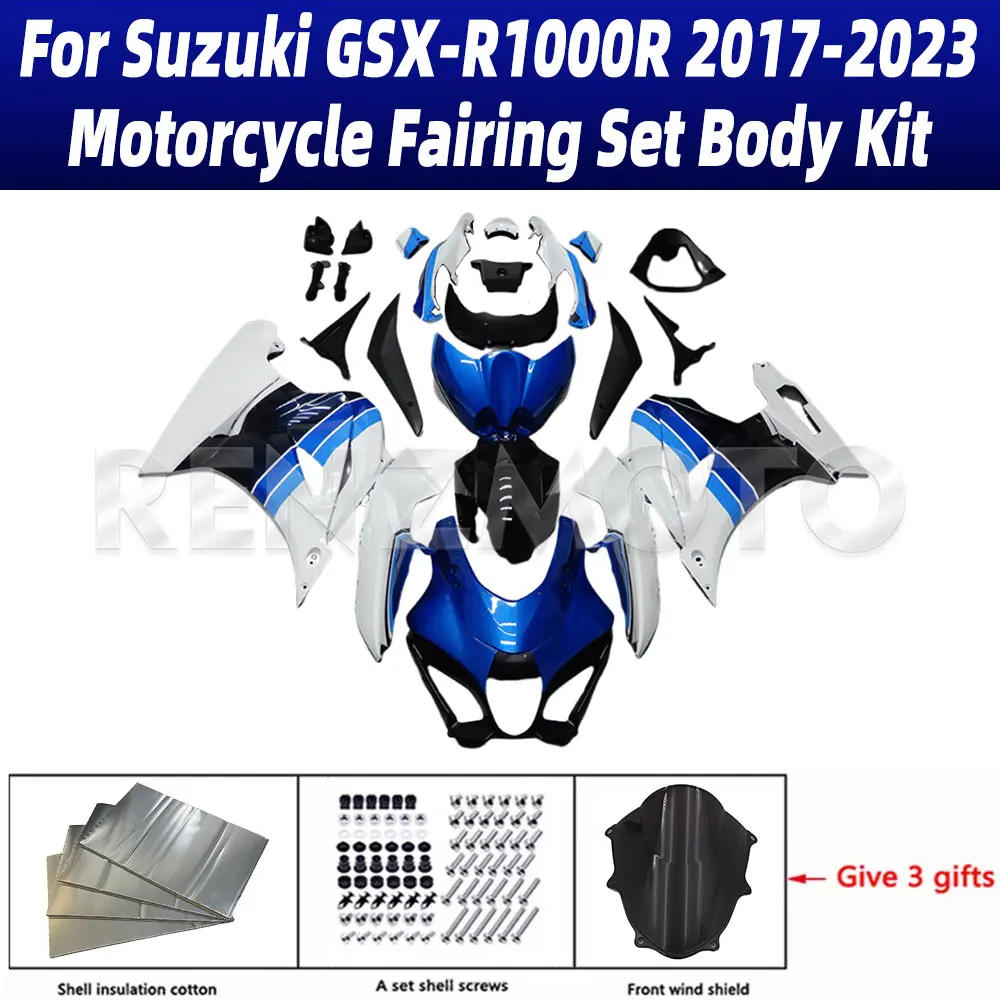 

Motorcycle Set For Suzuki GSX-R1000R 2017-2024 Body Kit Fairing GSXR1000 17-24 Plastic Guard Plate Shell Injection S1017-111a