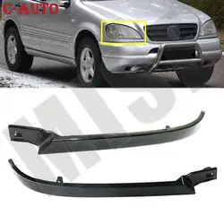 Front Upper Headlight Cover Strips Headlight Lower Filler Panel Molding Trim For Mercedes Benz W163 ML320 ML350 ML430 1638260177