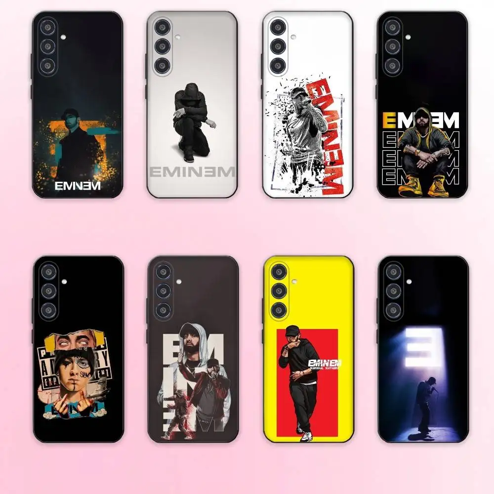 

Singer E-Eminem-Es Phone Case For Samsung Galaxy A73,A72,A71,A70,A53,A52,A51,Others Soft Black Cover