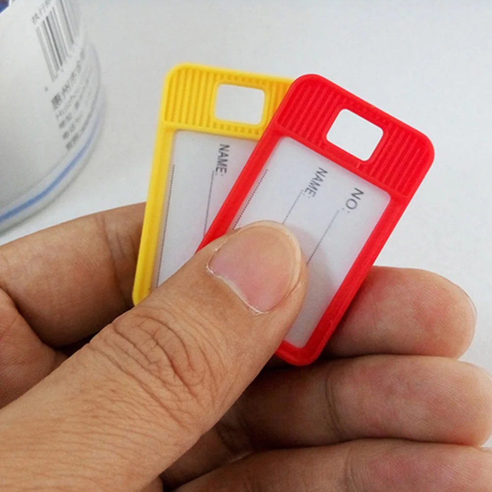 

50pcs Colorful Tags With Ring Id Label For Name Tag Keys Luggage Lockers Name Tag Number Classified Tags