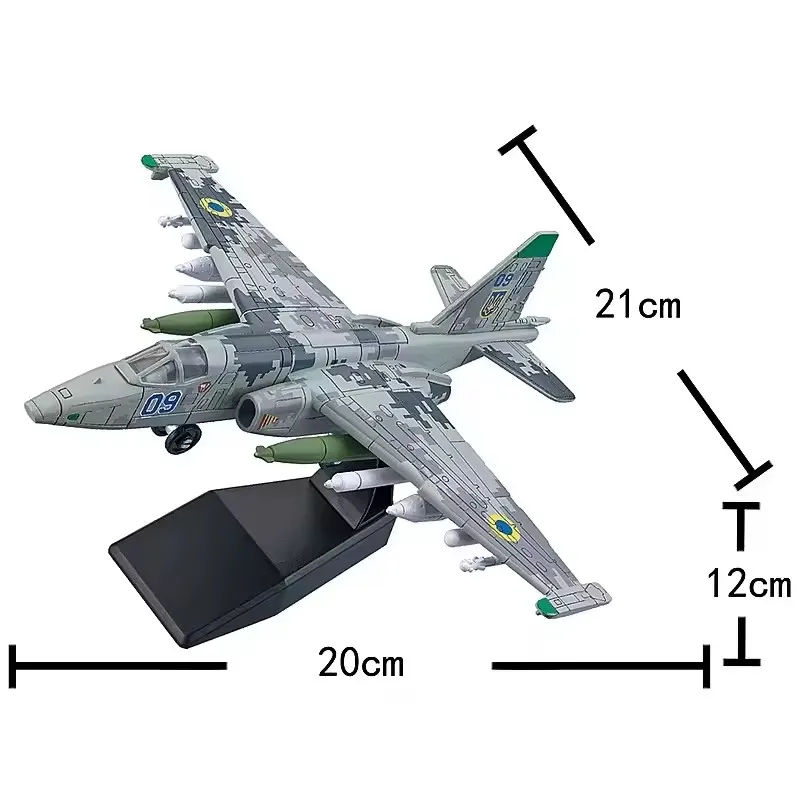 1:72 الروسية SU-25 Frogfoot اللبنات نموذج طائرة اللعب الإبداعية العسكرية سلسلة لتقوم بها بنفسك لعب للبنين هدايا عيد الميلاد #3