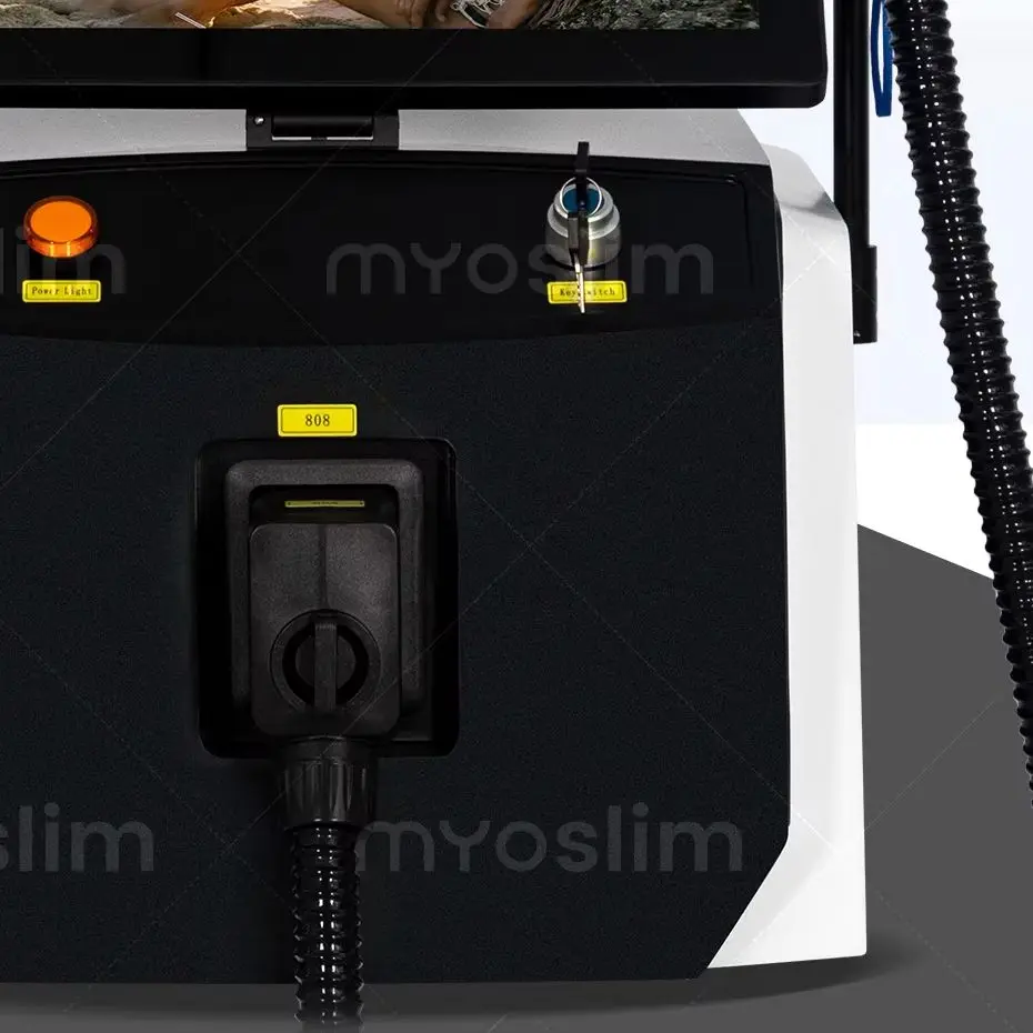 6 Wavelength Diode  Hair Removal Machine 5000W FAC Collimation Technology Sapphire Ice Cooling Foldable HD Touch Screen