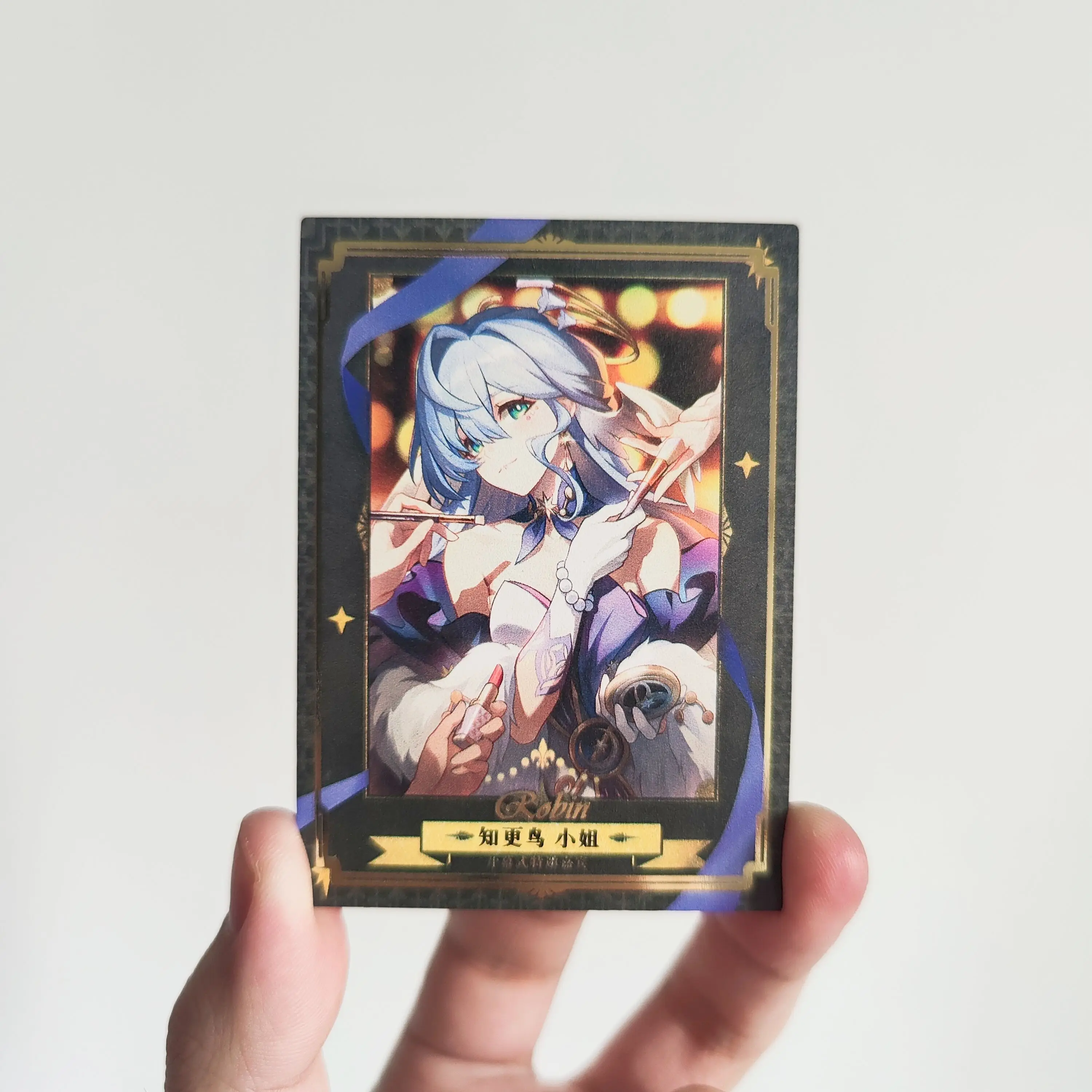 Diy Self Made 63X88Mm Honkai: Star Rail Acheron Firefly Gold Card Collection Card Aventurine Game Anime Card Gift Toys