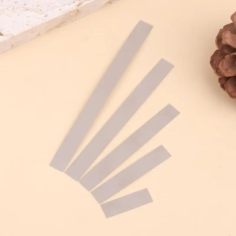 100x Silver Nickel Plated Steel Strip Nickel Plate Strap Strip Sheets For 18650 Battery Spot Welding Machine Welder Spot Welder