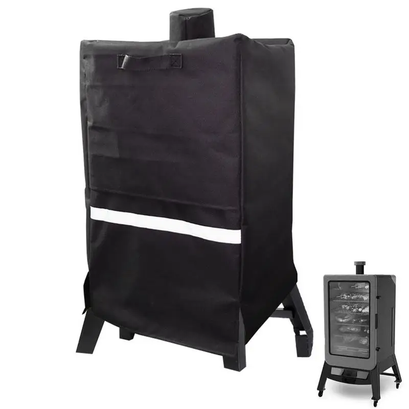 

Вертикальный чехол для курильщика, сверхмощный чехол для гриля, устойчивый к выцветанию аксессуар для барбекю, водонепроницаемая защита для барбекю для наружного сада