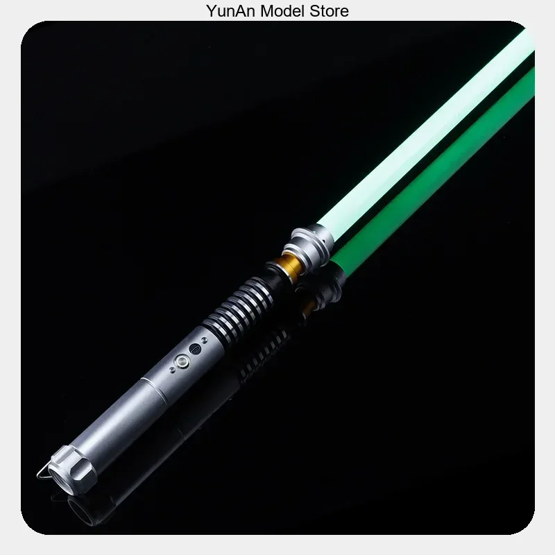 78-92cm Metal Blue Rain Color Changing APP Control Pixel Luminous Sword Toy for Pixel Light Effect Gift